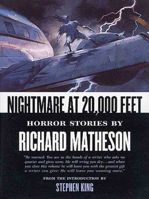 Title details for Nightmare At 20,000 Feet by Richard Matheson - Wait list